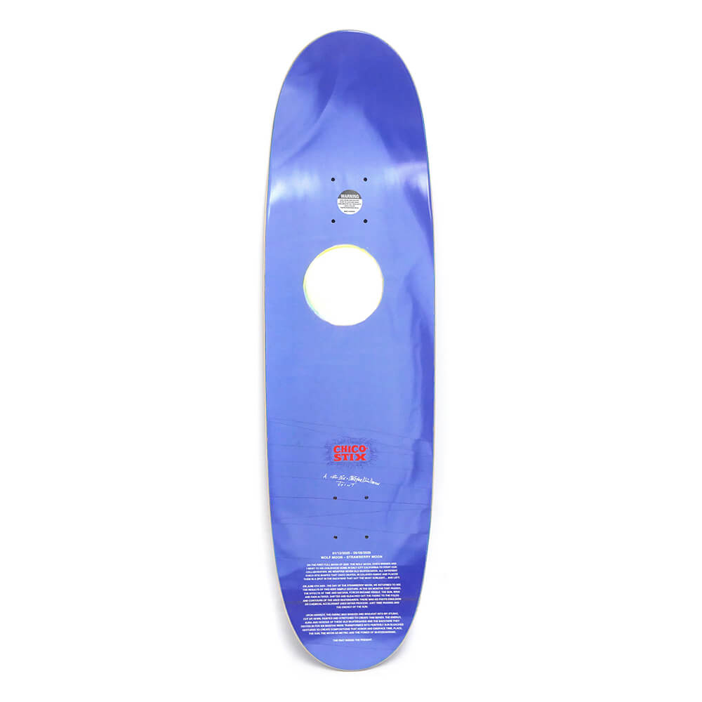 CHICOSTIX DECK チコスティックス デッキ TEAM WOLF STRAWBERRY MOON 8.75 EGG SHAPE スケートボード スケボー 3