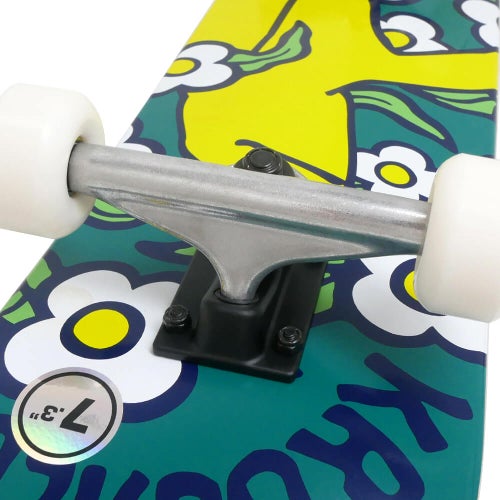 防水ケース付き KROOKED クルキッド コンプリートセット スケートボード完成品（子供用） SHMOO VIBES TEAL 7.3 スケートボード スケボー 3