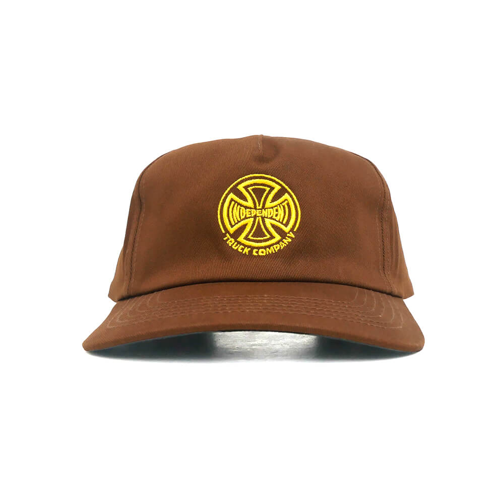 INDEPENDENT CAP インディペンデント キャップ TRUCK CO LEGACY PRECURVE SNAPBACK BROWN スケートボード スケボー 1