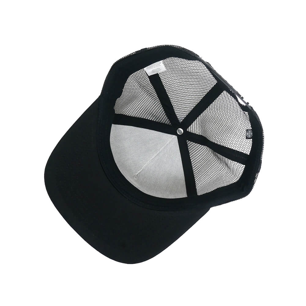 INDEPENDENT MESHCAP インディペンデント メッシュキャップ OGBC LEGACY MESH PRECURVE SNAPBACK BLACK/ORANGE スケートボード スケボー 3
