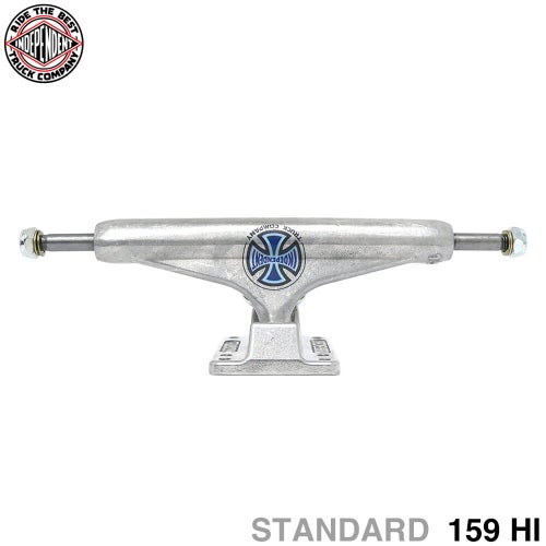 INDEPENDENT TRUCK インディペンデント トラック STAGE 11 LEGACY TRUCK CO 159 HI（STANDARD） シルバー 6 HOLE BASEPLATE スケートボード スケボー 1