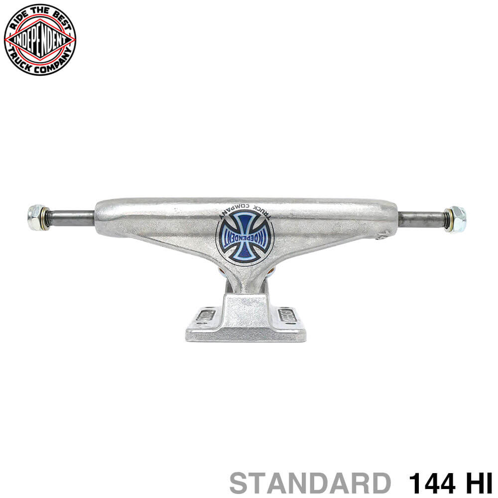 INDEPENDENT TRUCK インディペンデント トラック STAGE 11 LEGACY TRUCK CO 144 HI（STANDARD） シルバー スケートボード スケボー 1