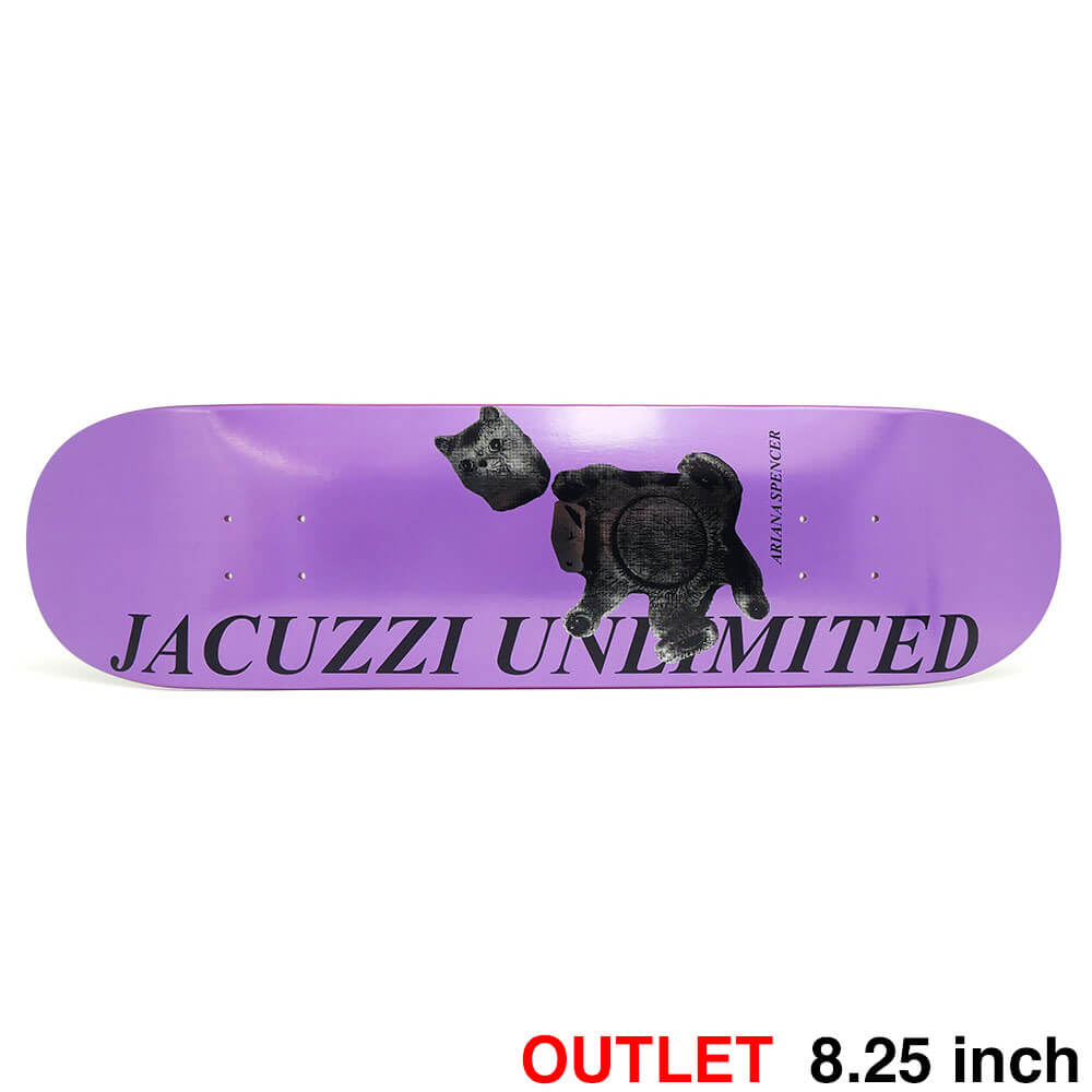 （アウトレット価格 12,650円 → 11,490円）JACUZZI DECK ジャグジー デッキ ARIANA SPENCER BROKEN CAT 8.25 EPOXY 7 グラフィックに傷 スケートボード スケボー 1