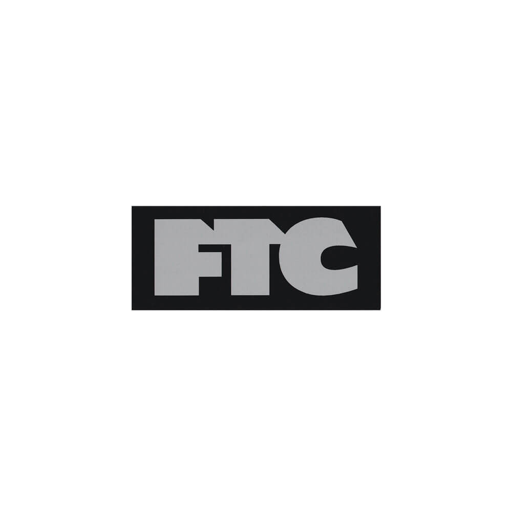 FTC STICKER エフティーシー ステッカー LOGO 2.5 BLACK/GREY スケートボード スケボー 1