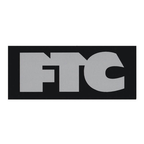 FTC STICKER エフティーシー ステッカー LOGO 8 BLACK/GREY スケートボード スケボー 1