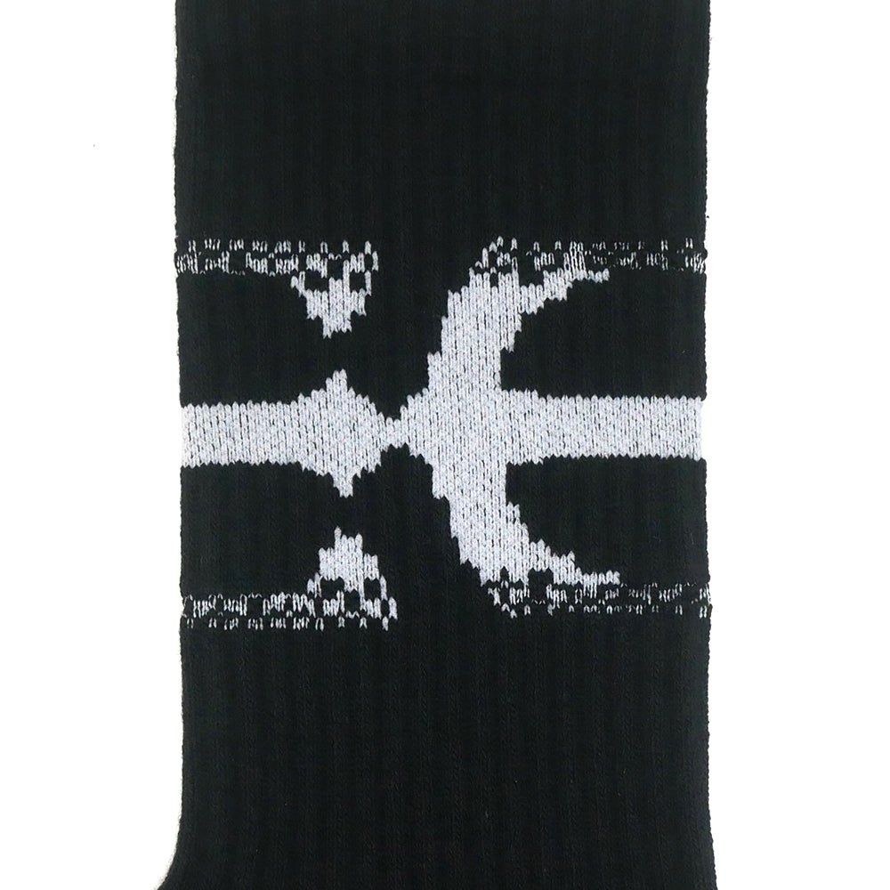 EVISEN SOCKS エビセン ソックス 靴下 PATTERN BLACK スケートボード スケボー 4