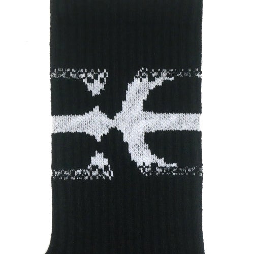 EVISEN SOCKS エビセン ソックス 靴下 PATTERN BLACK スケートボード スケボー 4