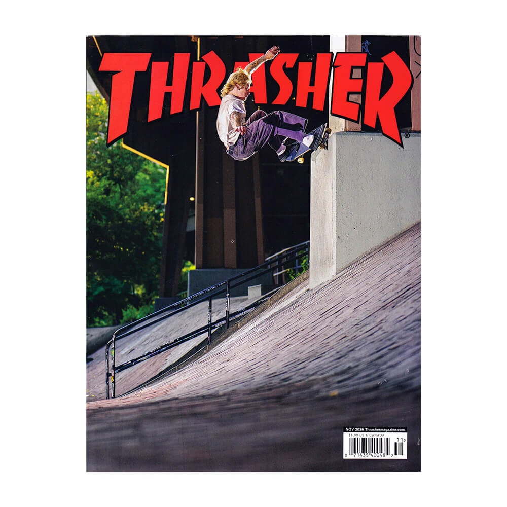 THRASHER Epic Spots 写真集 スラッシャー スケートボード THRASHER MAGAZINE スラッシャー 雑誌 2026年11月号 スケートボード