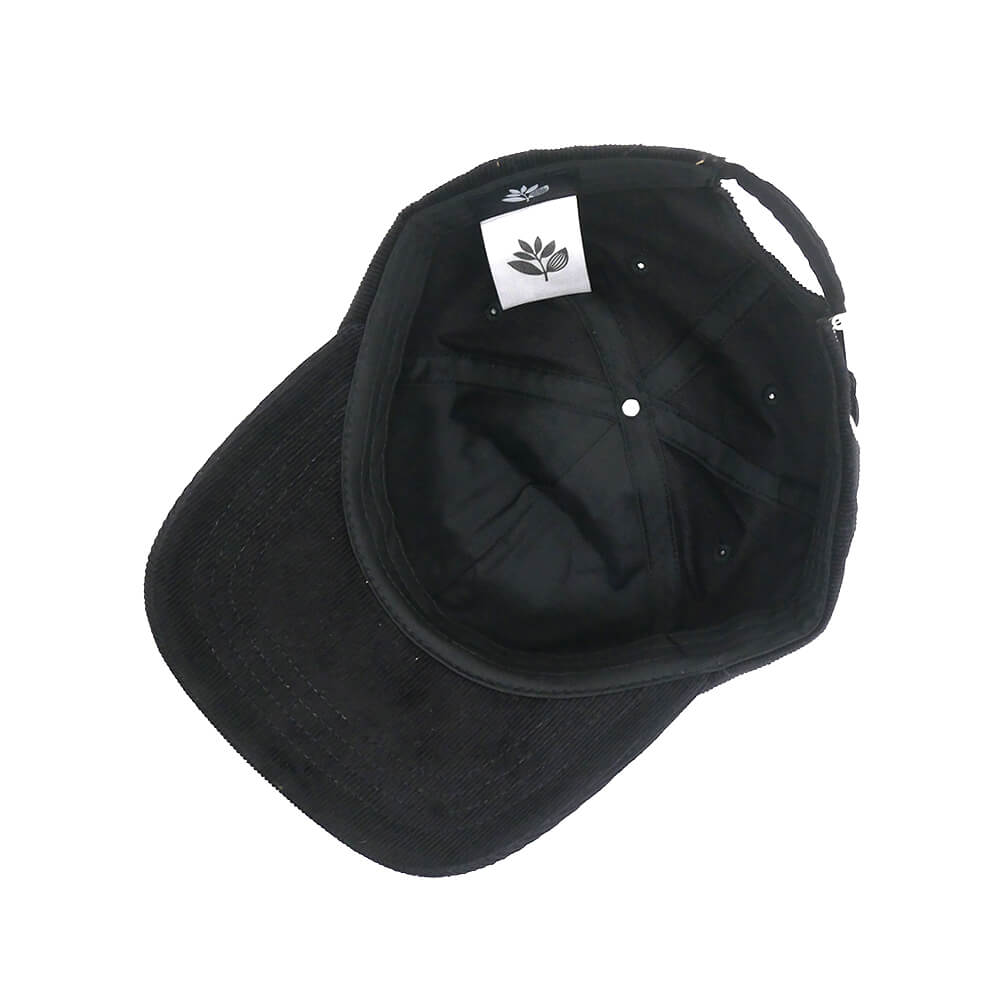 MAGENTA CAP  マゼンタ  キャップ  BOSSED CORD 6 PANEL  BLACK  スケートボード スケボー 3