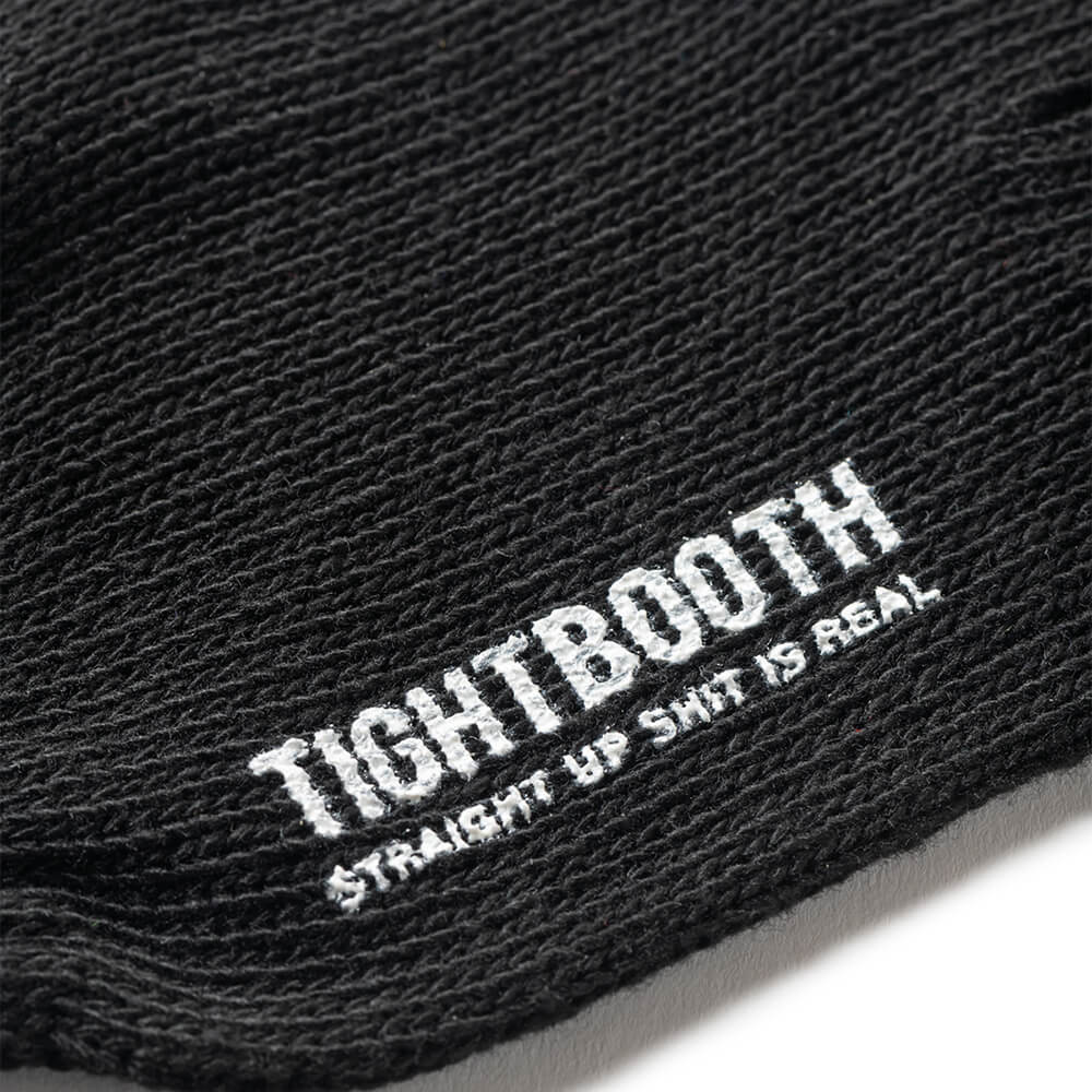 TIGHTBOOTH（TBPR）GLOVE タイトブース グローブ 手袋 LOGO FINGERLESS GLOVE BLACK  スケートボード スケボー 2
