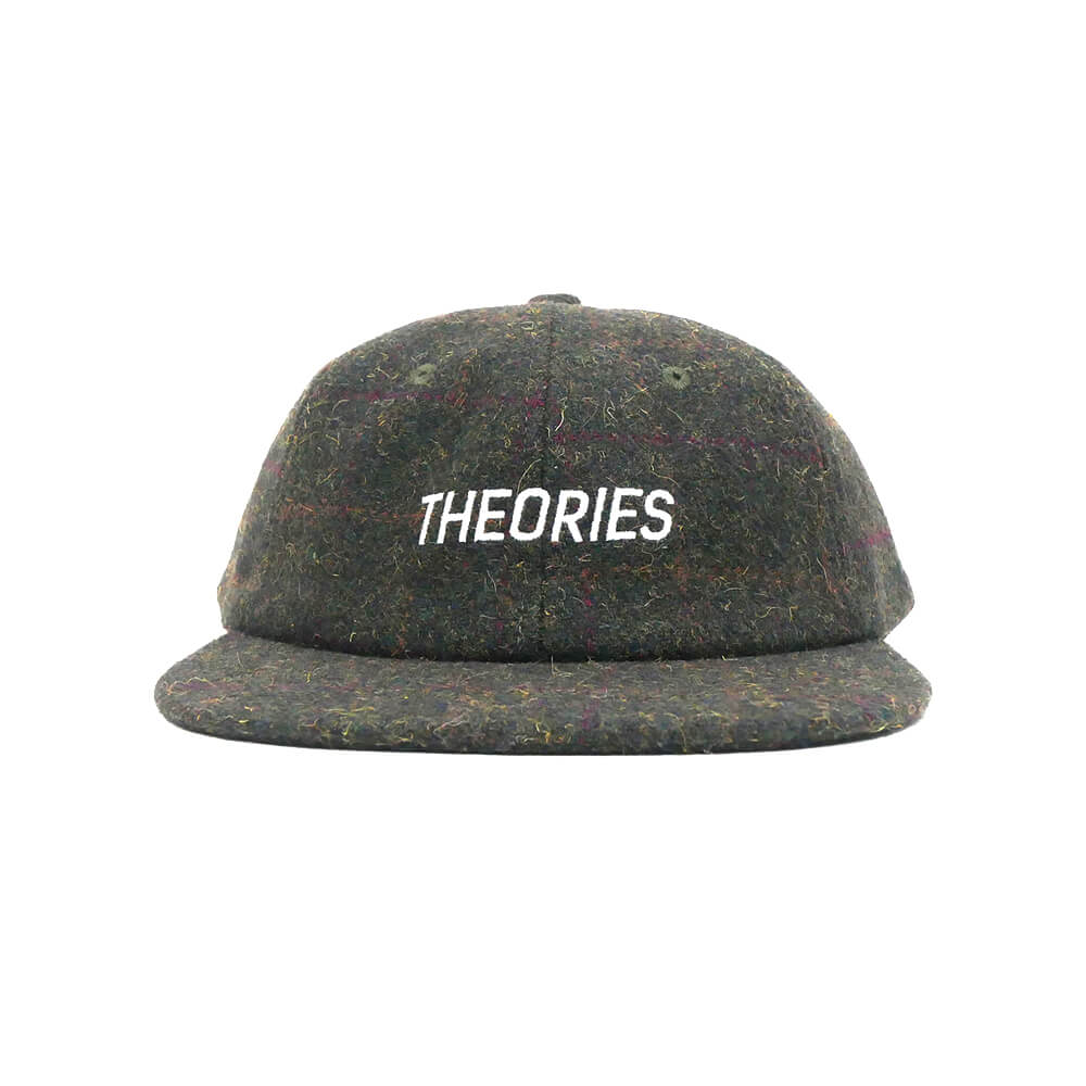 THEORIES CAP セオリーズ キャップ STAMP LOGO HOLMES TWEED SNAPBACK PLAID スケートボード スケボー 1