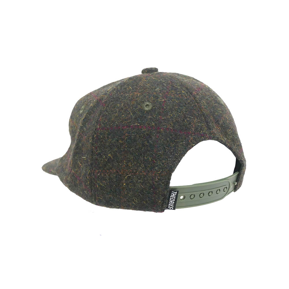THEORIES CAP セオリーズ キャップ STAMP LOGO HOLMES TWEED SNAPBACK PLAID スケートボード スケボー 2