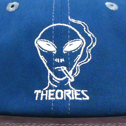 THEORIES CAP セオリーズ キャップ OUTER SPACE SNAPBACK BLUE/DARK CHERRY スケートボード スケボー ４