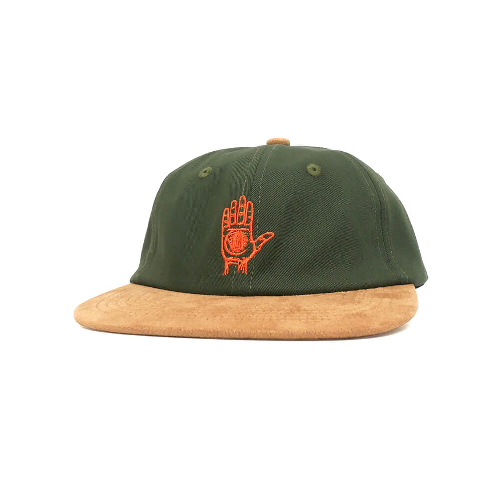 THEORIES CAP セオリーズ キャップ HAND OF THEORIES STRAPBACK GREEN/CEDAR スケートボード スケボー
