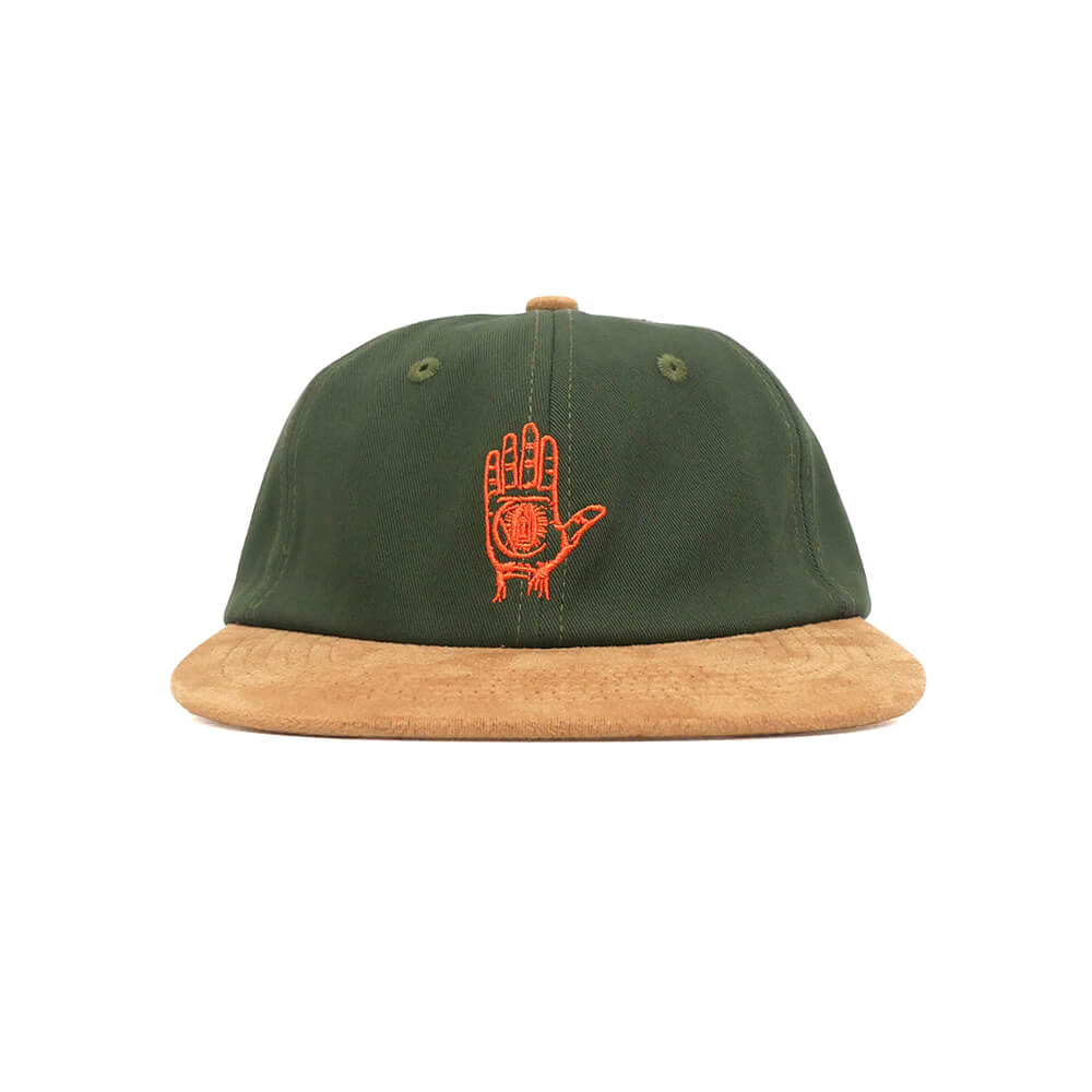 THEORIES CAP セオリーズ キャップ HAND OF THEORIES STRAPBACK GREEN/CEDAR スケートボード スケボー 1