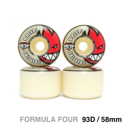 SPITFIRE WHEEL スピットファイヤー ウィール FORMULA FOUR（F4）93D RADIAL FULL 58mm スケートボード スケボー 1