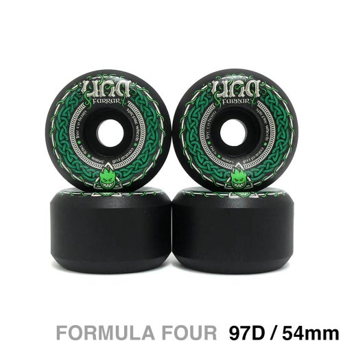 SPITFIRE WHEEL スピットファイヤー ウィール FORMULA FOUR（F4）97D CONICAL FULL UNA FARRAR TRINITY 黒 54mm スケートボード スケボー 1