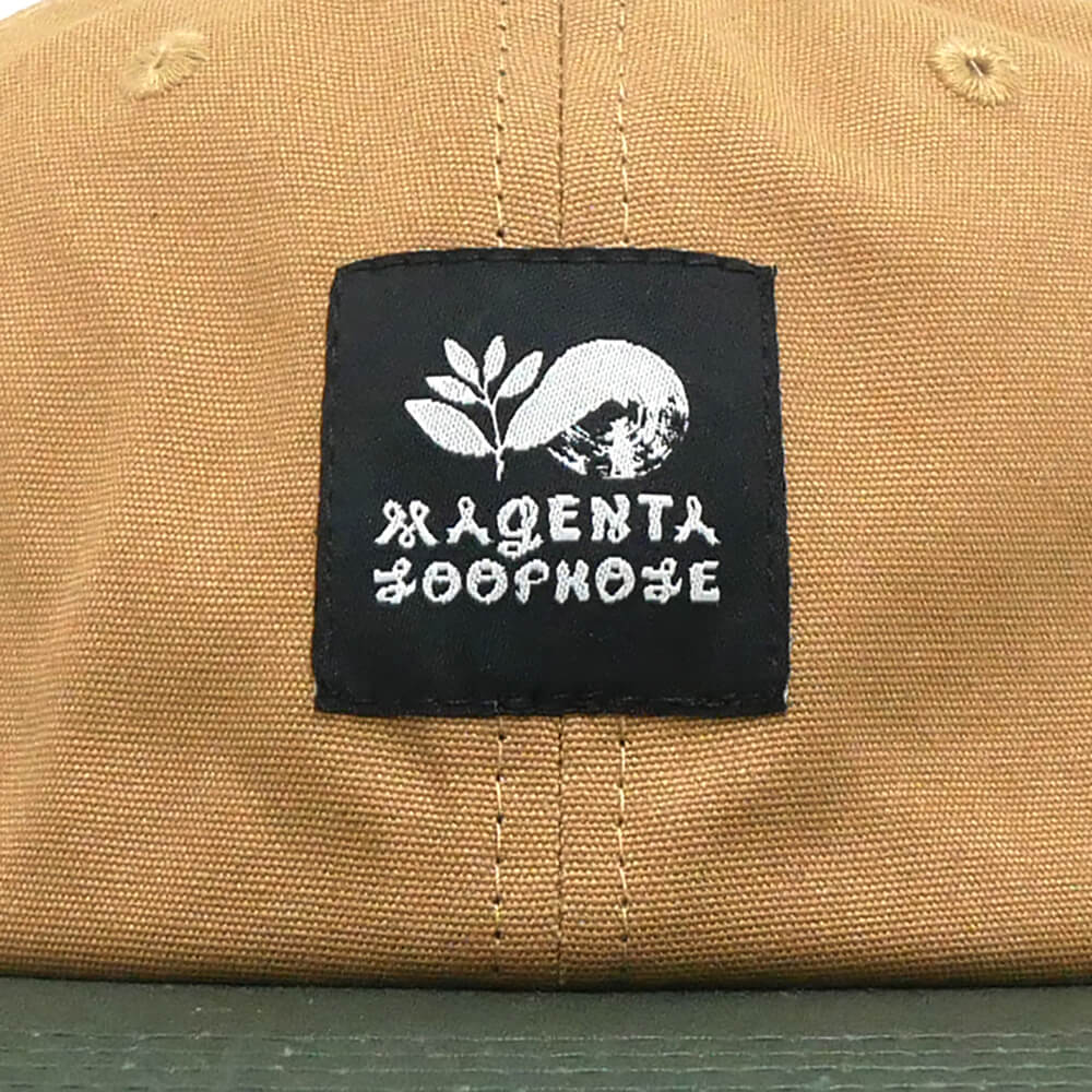LOOP HOLE CAP ループホール キャップ LOOP HOLE x MAGENTA MAGENTA BRUSH STRAPBACK KHAKI/GREEN スケートボード スケボー 4