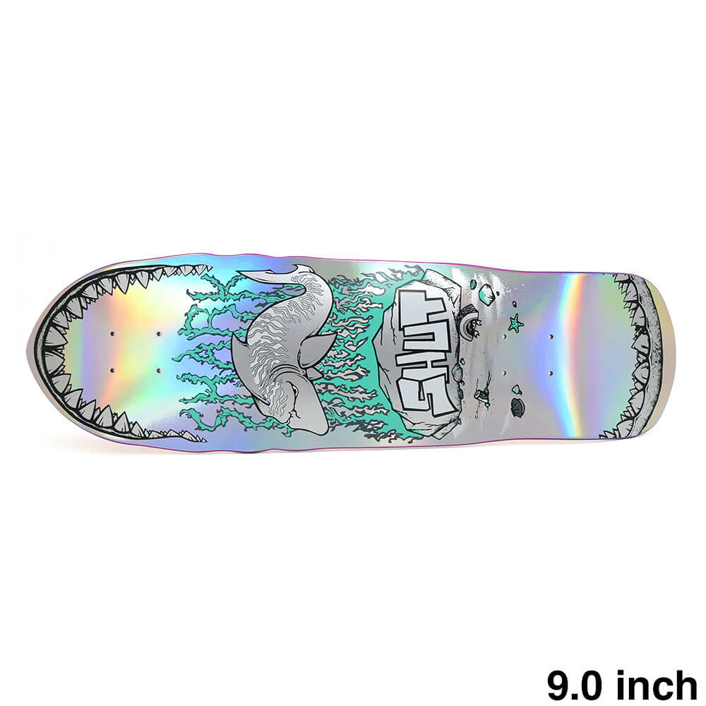 SHUT DECK シャット デッキ TEAM SPEED SHARK HOLOGRAM 9.0 EPOXY 7 スケートボード スケボー 1