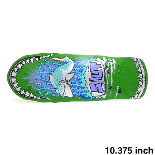 SHUT DECK シャット デッキ TEAM 86 SHARK GREEN 10.375 EPOXY 7 スケートボード スケボー 1