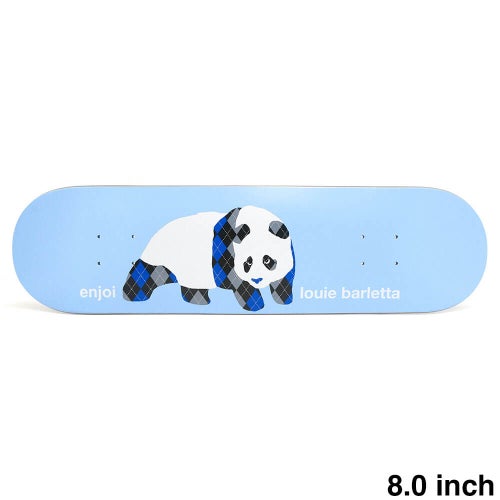 ENJOI DECK エンジョイ デッキ LOUIE BARLETTA ARGYLE PANDA 8.0 RESIN-7 スケートボード スケボー 1